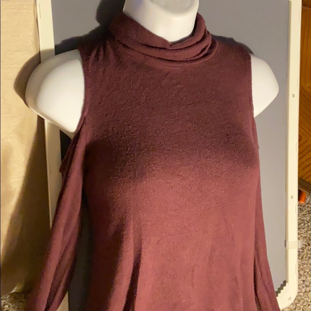 Cow neck Long-Sleeve Sweater Dress American Eagle